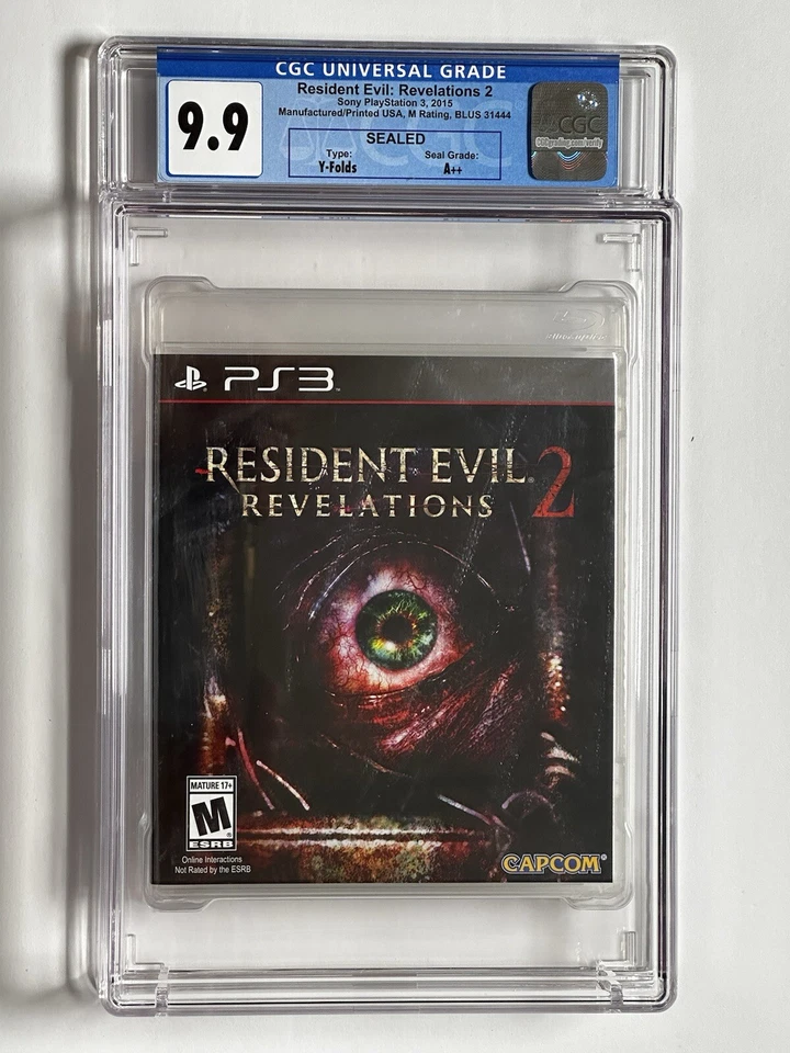 Resident Evil Revelations 2 (Sony PS3, 2015) CGC GRADED! 9.9 A++ SEALED! MINT - Image 1 of 3