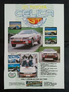 Toyota Celica GT Rally - Gremlin - Anuncio de revista de juego de computadora década de 1990 #B5928 - Imagen 1 de 1