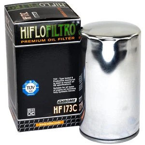Filtro Hiflo Cromo HF173C Para FXDWG Dyna Wide Glide Daytona - Imagen 1 de 8