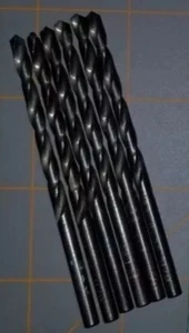 5/32" Screw Machine Drill Bits Left Hand High Speed Steel National 6 Pack - Picture 1 of 4