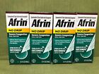 Lot Of 4 Afrin No Drip Severe Congestion Nasal Pump Mist 15Ml Exp:10/24+ New