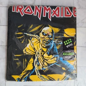Iron Maiden Piece Of Mind Vintage T-Shirt 1988 New Sealed XL - Picture 1 of 3