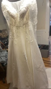 ivory wedding dress size 8 - Picture 1 of 5