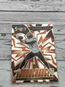 2021 JaMarr Chase Turbo Charged Card Panini Select Cincinnati Bengals #TUR-8 - Picture 1 of 3