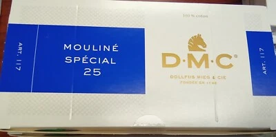 DMC 8.7 yd 6 strand medium emerald Floss Cotton green embroidery 117-911 - Image 1 of 2