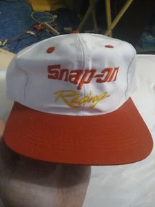 Vintage Snap On Racing Hat Adjustable Red Bill - Picture 1 of 5