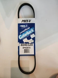 Goodyear 4040320, 4PK0815 Poly-V Cinturón Serpentine Gatorback Nuevo de Lote Antiguo - Imagen 1 de 3