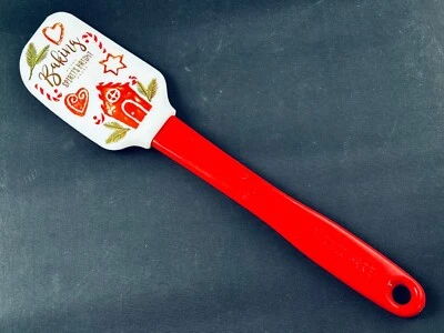 FARBERWARE HOLIDAY SPATULA SCRAPER BAKING SPIRITS BRIGHT XMAS STOCKING STUFFER - Image 1 of 4