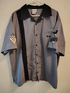 WALT DISNEY WORLD VINTAGE MICKEY MOUSE BOWLING BUTTON DOWN SHIRT - SIZE XL - Picture 1 of 9