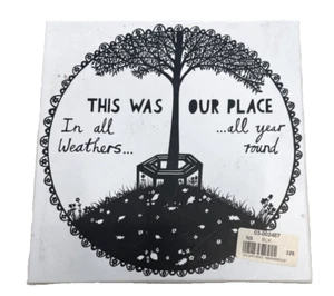New Rob Ryan plate Set of 4 "This Was Our Place 2012 ”Black & White - Picture 1 of 9