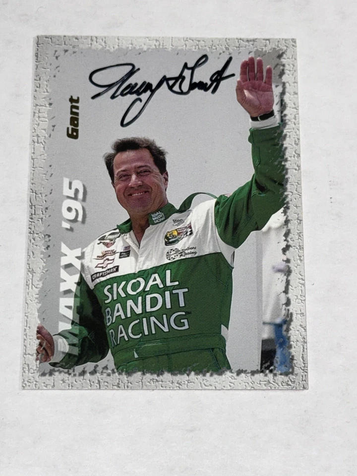 Harry Gant MAXX 1995 SKOAL BANDIT VINTAGE NASCAR LEGEND signed card - Image 1 of 1