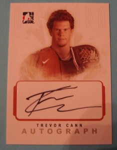 2007 08 ITG  O Team Canada A-TC Trevor Cann autograph  