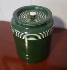 RARE! MCM Grays Pottery Plain Band Storage Jar Canister - D647 Gaity Ware