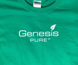 Vintage GILDAN T-Shirt - Genesis Pure -Health/Wellness Naturopathic Company Sz L - Picture 1 of 4
