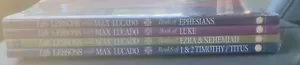 Lebenslektionen mit Max Lucado 4-Buch-Set inspirierendes Bibelstudium Serie PB - Bild 1 von 3