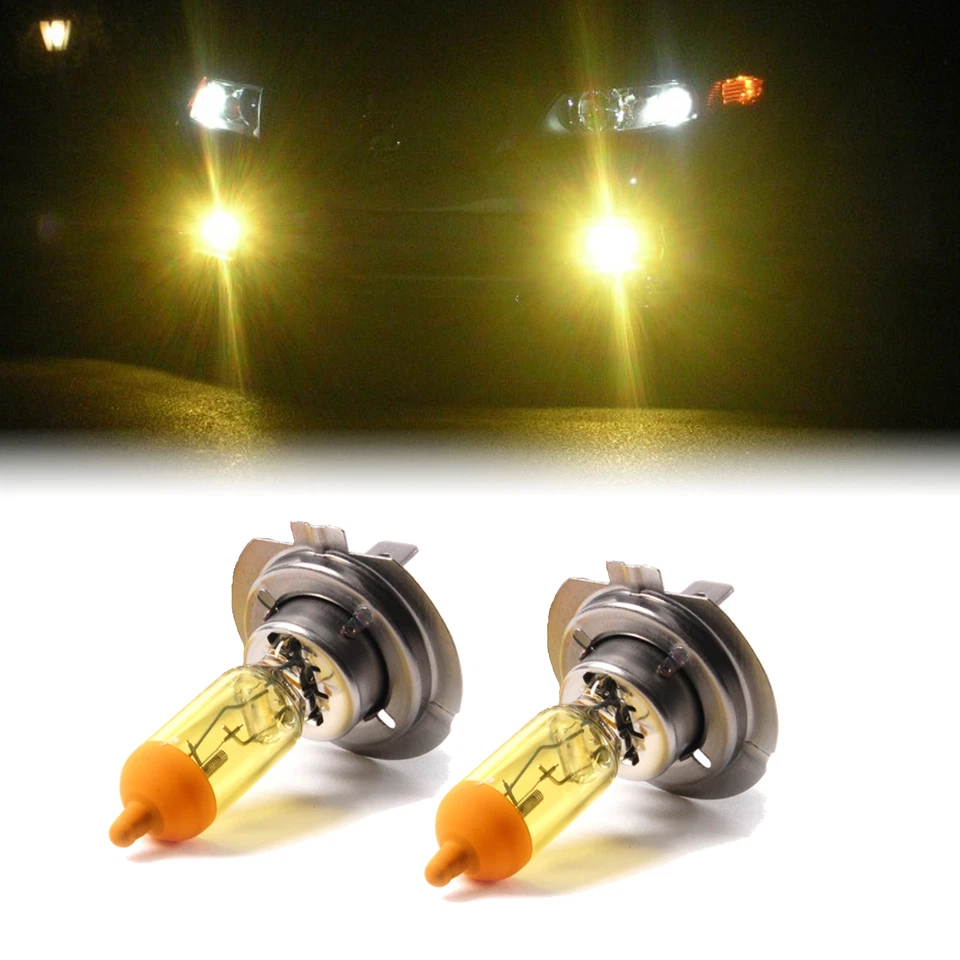 YELLOW XENON H7 100W BULBS TO FIT Alfa Romeo Brera MODELS - Image 1 of 1