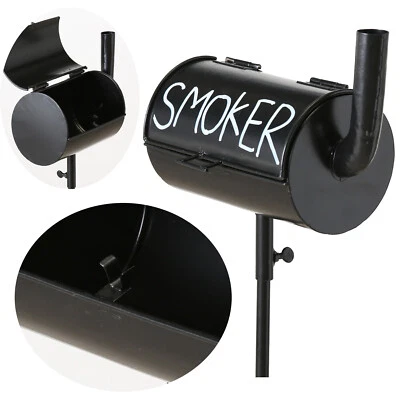 Stand-Aschenbecher BBQ Smoker Erdspieß Sturm-Aschenbecher Wind-Ascher Ashtray - Bild 1 von 4