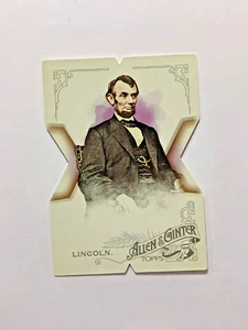 2015 Topps Allen & Ginter X 10th Anniversary Die Cut Abraham Lincoln AGX-99 - Picture 1 of 2