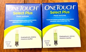 100Stk*OneTouch Select Plus Blutzuckerteststreifen NEU/OVP 03/2026 (2x50 Stk) - Bild 1 von 1