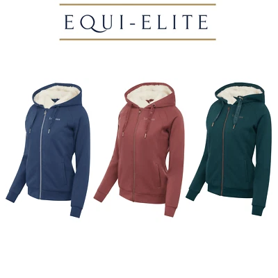 LeMieux Sherpa gefütterter Hoodie - Luxus Damen Hoodie mit durchgehendem Reißverschluss