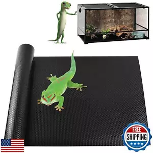 XIEHUZA Bearded Dragon Tank Accessories, Non-Adhesive Reptile Carpet Bedding - Picture 1 of 5
