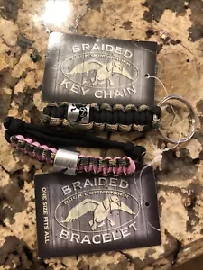 Duck Commander geflochtenes Paracord-Armband und/oder Schlüsselanhänger mit Metall-Entenband neu mit Etikett - Bild 1 von 5