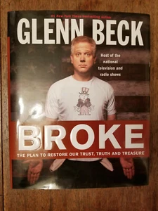 Broke: A Plan to... by Glenn Beck 2010 1st Edition 1st Printing HB DJ VGC!! - Picture 1 of 10