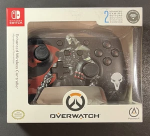 Official Nintendo Switch Enhanced Wireless Controller [ Overwatch Reaper ] NEW - Picture 1 of 6