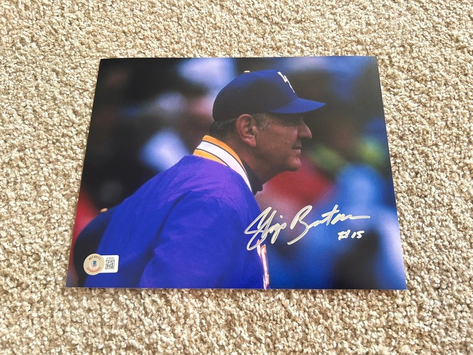 SKIP BERTMAN Signed Autograph 8x10 Photo LSU TIGERS LEGEND BAS BECKETT F - Image 1 of 1