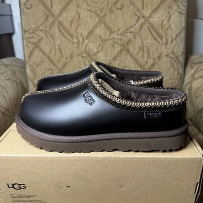 IRONWOOD UGG TASMAN REGEN CUERO MOCASINES PANTUFLAS 1163890 MUJER 9 Nuevo Foto 1 de 4