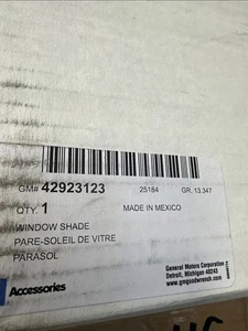 2026 Cadillac VISTIQ Windshield Sunshade Pkg 42923123 Silver w/ Logo OEM GM - Picture 1 of 6