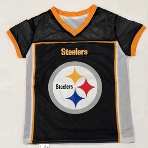NFL Pittsburgh Steelers Reversible Oficial NFL Bandera Fútbol Camiseta Juvenil Pequeña - Imagen 1 de 5
