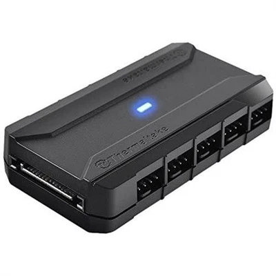 Thermaltake Commander FP Hub für PWM-Lüfter schwarz SATA 3Pin oder 4Pin - Bild 1 von 4