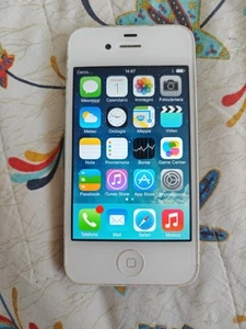 Apple iPhone 4S 8gb iOS 7 !!! A1387 Bianco White 2104 - Foto 1 di 4