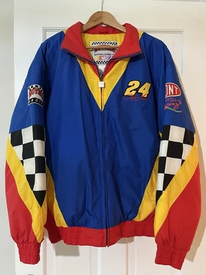 Chaqueta de carreras Hendrick DuPont vintage Nuez moscada NASCAR Jeff Gordon #24 - grande Foto 1 de 4
