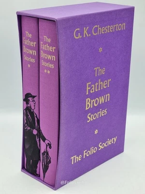 The Father Brown Stories 2v. - Chesterton - Folio Society - Mystery - 2003 - VGC - Image 1 of 4