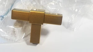 Gold gebürstet Schrank Zugknopf Griff 20er Set Goldenwarml NEU offene Box - Bild 1 von 10