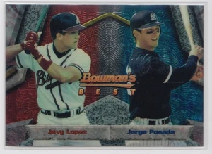 1994 Bowman's Best Jorge Posada/Javy Lopez New York Yankees/Atlanta Braves #106 - Picture 1 of 2