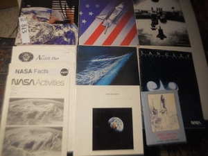 8 NASA Lot LANGLEY Research Center Hampton Va 1988 Spinoff Magazines Agate Flier - Picture 1 of 4