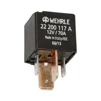 Relé WEHRLE 12V 70A 4 polos maxi cierre coche relé coche camión tractor barco  - Imagen 1 de 4