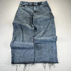 Y2K Dickies Skateboarding Tom Knox Baggy wide Leg Men 34x32 Hip Hop Grunge Jeans - Picture 1 of 14