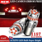 2x 380 P21/5W 1157 Led Brake Stop Tail BAY15D Smd Xenon Red Car Light Bulbs 12v