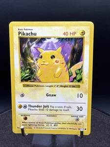 Pokémon Pickachu Shadowless Red Cheeks 58/102 Base Set - Picture 1 of 19