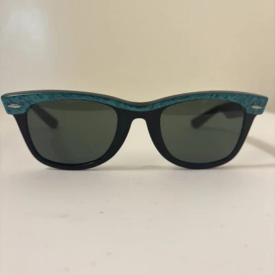 VINTAGE B&L RAY BAN ELECTRIC PEARL GREEN STREET  UV WAYFARER SUNGLASSES - Image 1 of 4