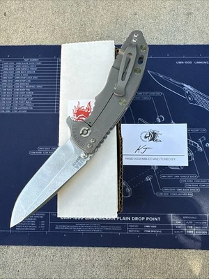 Hinderer XM-18 3.5 Spanto Gen 4 Rare Working Finish/Stonewashed Build - Image 1 of 4