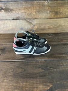 GOLA scarpe sneakers casual in pelle nera da donna taglia 7 - Foto 1 di 13