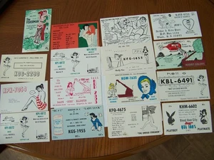 Nude QSL Cards 16 Total Lot - Picture 1 of 5