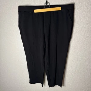 Torrid schwarze Ponte Knöchelhose Karriere Büro formell Größe 4R Stretch minimalistisch - Bild 1 von 7
