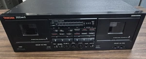 Tascam 202 MKII Doble Analógico Cassette Deck Reproductor Grabador-Probado/Funciona (ver nota) - Imagen 1 de 6