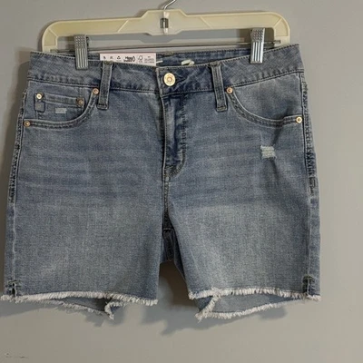 7 For All Mankind Light Blue Jean Shorts - Image 1 of 3